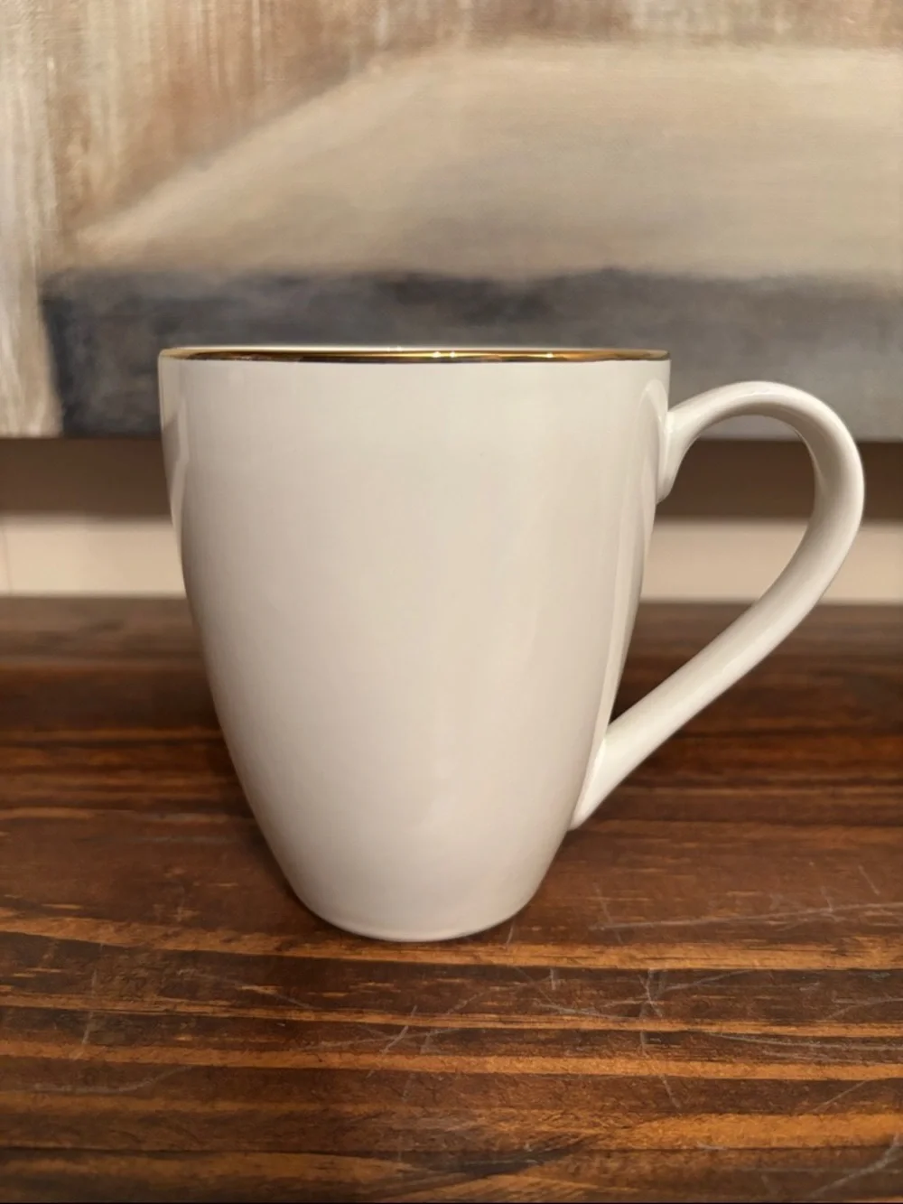 2 Lenox Trianna White Porcelain 12 Oz Cups